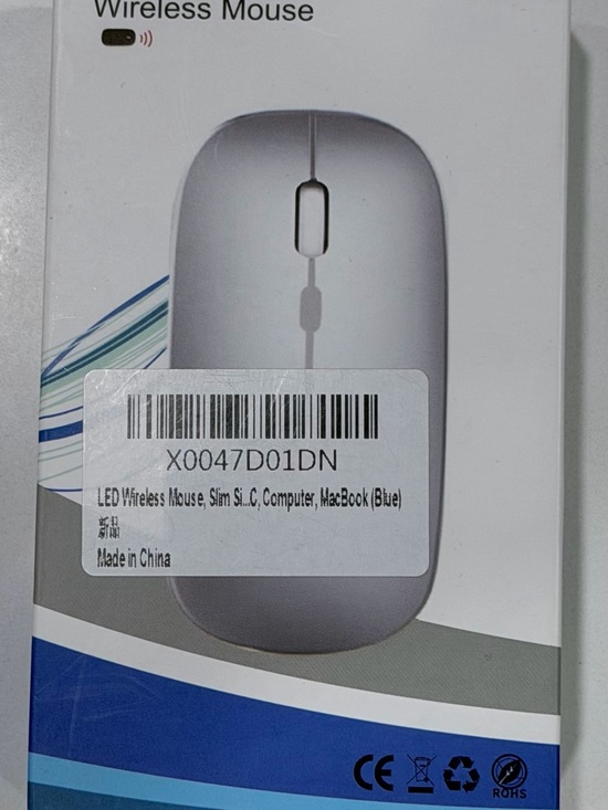 Other - Wireless Slim LED Mouse - Blue